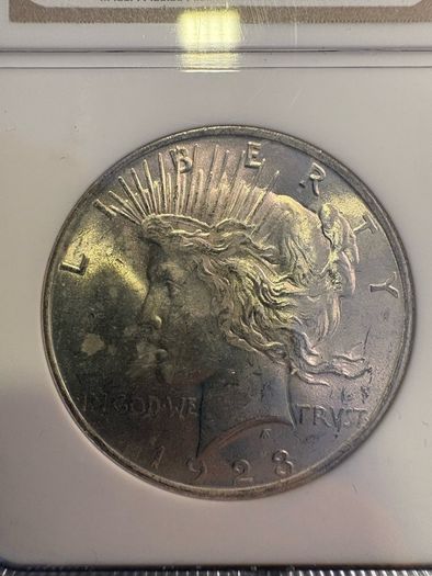 1923 Usa Peace Dollar Ngc Ms64