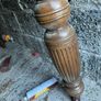 Vintage maghoney  table .  With extending  winder Image 6