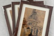 3 Picture Frames with Glass