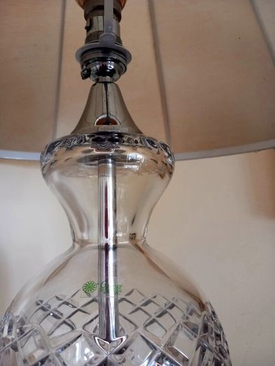 Galway Crystal lamp