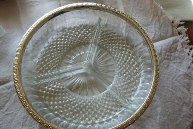 Cut Glass Serving dish