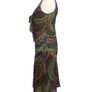Per Una Ladies Green Multi Vibrant Print Sleeveless Midi Dress Uk 12 L includes post Image 6
