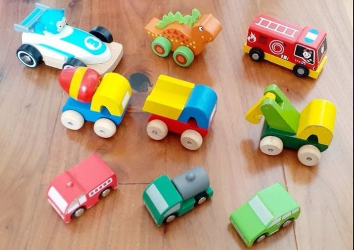 Wooden Toy Cars