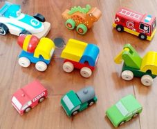 Wooden Toy Cars