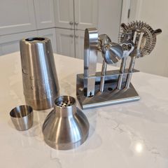 Stainless steel cocktail bartending set