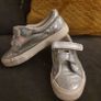 Silver Glitter Girls Shoes ..  Size: 2 UK .. 33 EU Image 7