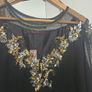 Black dressy new dress Savoir embellished Image 2