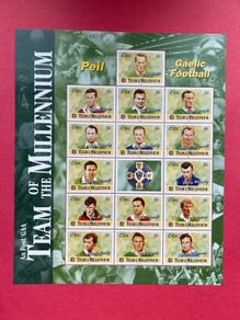 Team Of The  Millennium  Sheetlet  15 Stamps Scarce