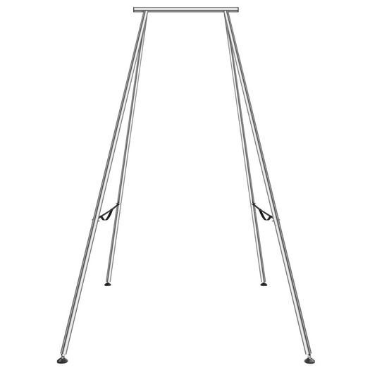Aerial Yoga Frame, 9.67 ft Height Yoga Swing Stand, Max 551.15 lbs Load Chrome-Plated Steel Pipe Inversion Yoga Swing Stand Yoga Rig Yoga Sling Inversion Equipment for Indoor Outdoor Aerial Yoga
