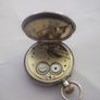 a antique open face solid silver pocket watch Image 5