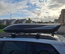 Skoda roof box and bars!