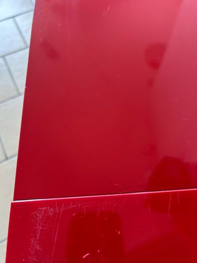 Red High Gloss Ikea Kallax