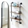NEW SALE | Pipe Floating Shelves, Wall Shelf Outdoor, 60x20x103cm, Decorative Shelving Unit for Wall, Plant Stand, Storage Organiser Shelf for Bedroom, Bathroom, Living Room, Office Image 7