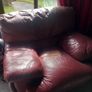 2 leather armchairs Image 2