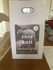 Cosy knit diy bobble hat