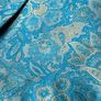 Ladies Aqua ,Turquoise &Gold Jacket by Watercolours Image 4