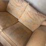 Gold 2-Seater Sofa + 2 Footstools Image 2