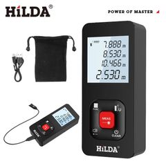 HILDA Laser Distance 50M CJ390 Rangefinder Profesional Meter Laser Range Finder Ruler Test Tool