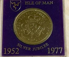 isle of man silver jubilee coin