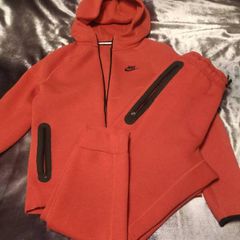 Nike Junior Tech fleece red tracksuit perfect condition worn twice size