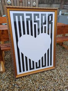 Vintage Collectible MASER Signed Abstract Picture