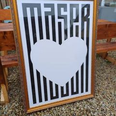 Vintage Collectible MASER Signed Abstract Picture