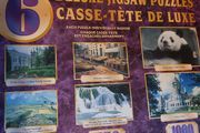 Jigsaws x 6 in tin new