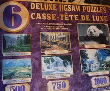 Jigsaws x 6 in tin new