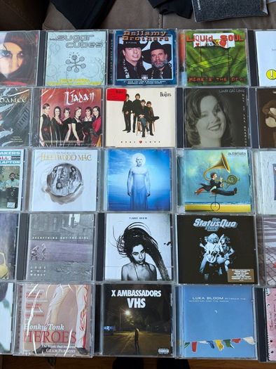 Personal Music CD and Music DVD Collection For Sale. Around 600 Titles. VG-EX Condition