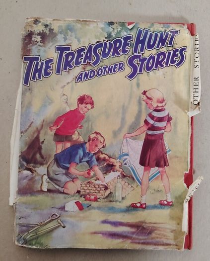 Vintage 1947 Children's Hardback Book: The Treasure Hunt by Olive Duhy"