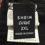 Black wide leg warm stretchy pants Shein size 2XL UK22 EU50 Free post Image 5