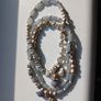 Set of 3 grey beaded bracelets Image 2