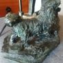 Bronze style table lamp-damage to paint Image 3