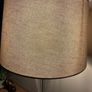 Table lamp - cream and crystal look Image 3