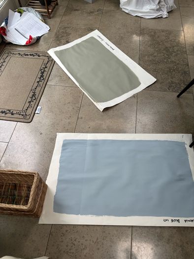 Multiple paint samples