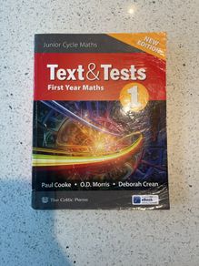 Text & Tests 1 - First Year Maths Textbook