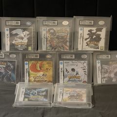 Pokemon Nintendo DS Core Set - All UK/IRL Versions - Sealed & Graded - UKG 80-90 NM/MT