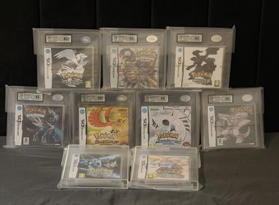 Pokemon Nintendo DS Core Set - All UK/IRL Versions - Sealed & Graded - UKG 80-90 NM/MT