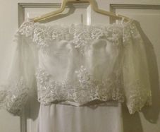 Wedding bolero size 8-10
