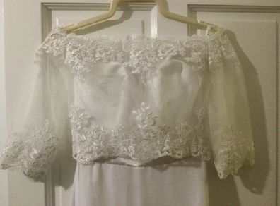 Wedding bolero size 8-10