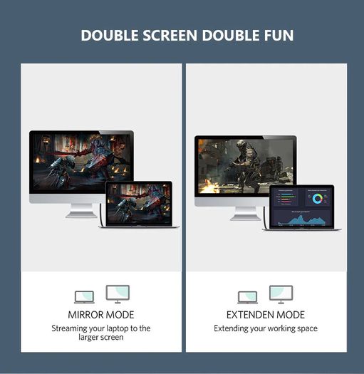 Cabletime 1.8M Active DisplayPort (Male) to HDMI (Male) 4K@60Hz Gold-Plated Nylon Braided LED Light Cable (Brand New/Warranty)