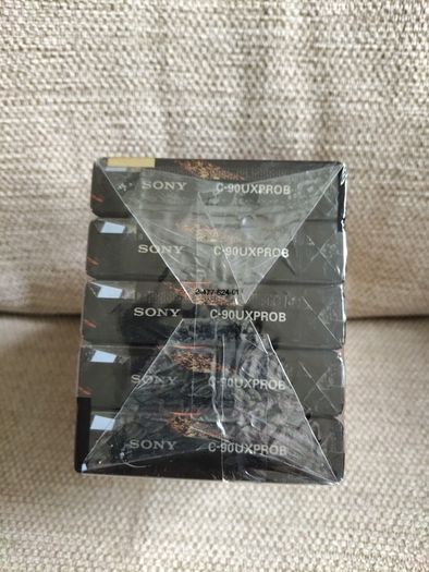 Sony UX-Pro 90 Type 2 sealed pack of 5 five blank cassette tapes