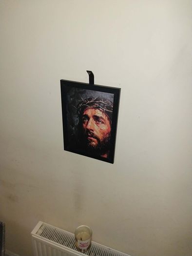 "Jesus Sacrifice For US All" A4 Framed