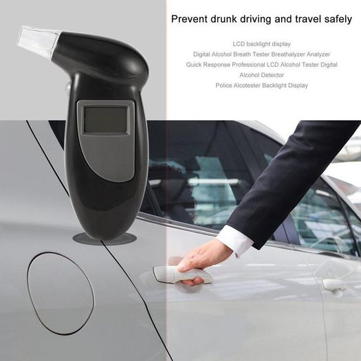 Brand New LCD Alcohol Tester Digital Alcohol Detector Breathalyzer with Backlight Display