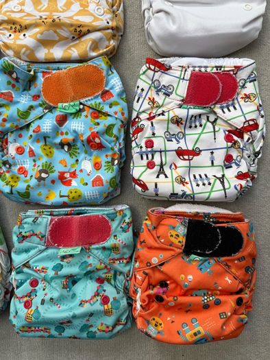 28 TotsBots EasyFit STAR Reusable Cloth Nappies Huge Bundle