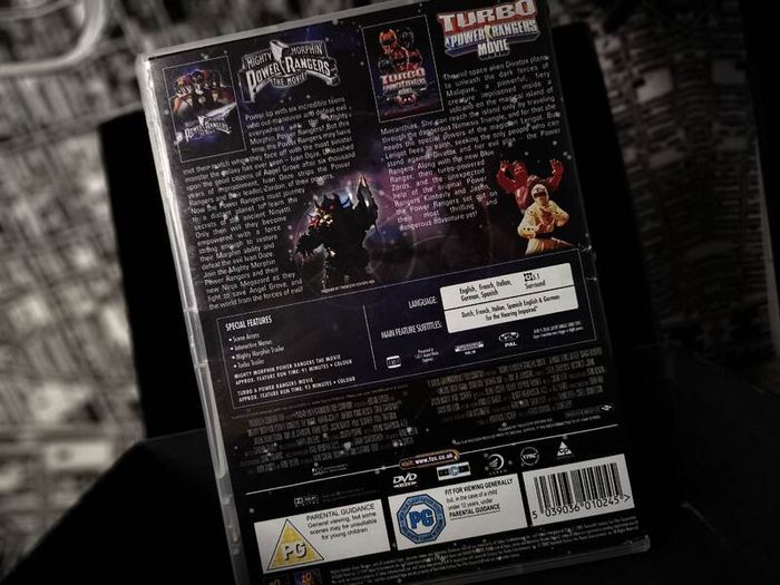 Power Rangers ! 2 Movies ! Power Rangers The Movie ! + Turbo Power Rangers Movie ! 2002 !  DVD !