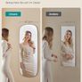 1 x Mirror Curved Frameless mirror Free delivery Image 5