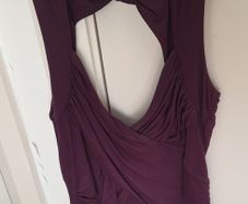 Sleeveless top, colour dark purple, size 8, RIVER ISLAND