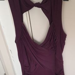 Sleeveless top, colour dark purple, size 8, RIVER ISLAND