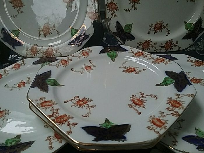 Antique Losol Ware Side/Cake Plates